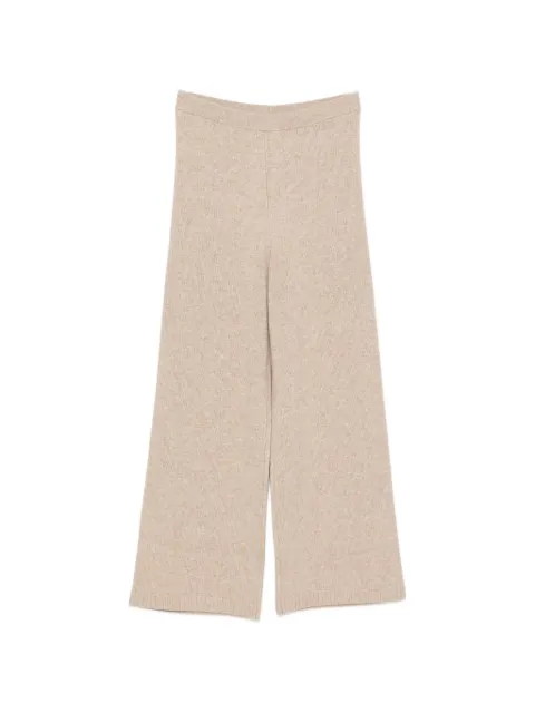I BLUES fine-knit cropped trousers Neutrals IBLFAVILLA