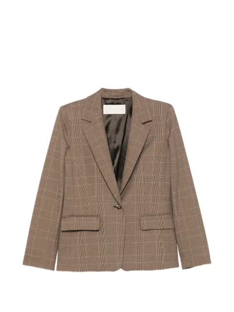I BLUES Prince of Wales check blazer Brown IBLLATINO