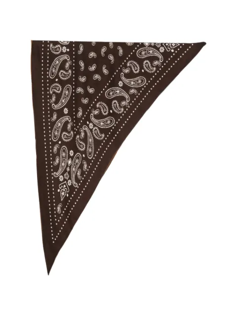 Destin paisley-print bandana scarf Brown BOX12TRIBANDANACHOCOVICUNA