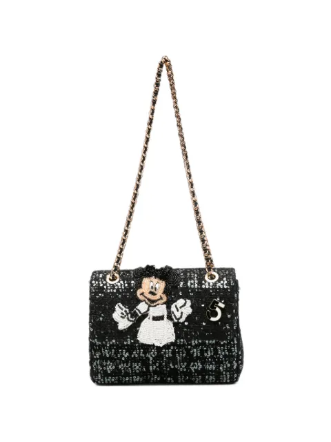 MINIME sequin-embellished shoulder bag Black 26WHBS006