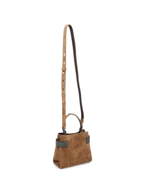 Brunello Cucinelli Essence small top handle Brown MBDLD2499C9773
