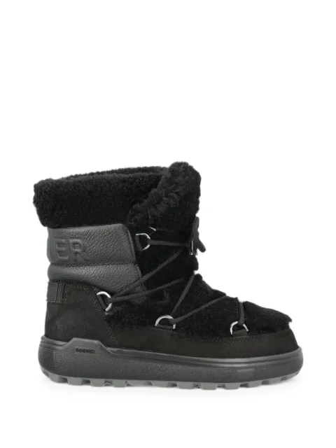 BOGNER lace-up panelled snow boots Black 22646604001