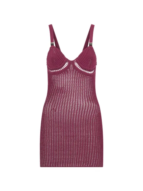 The Attico burgundy mini dress Purple 260WCA00497KCP001TR