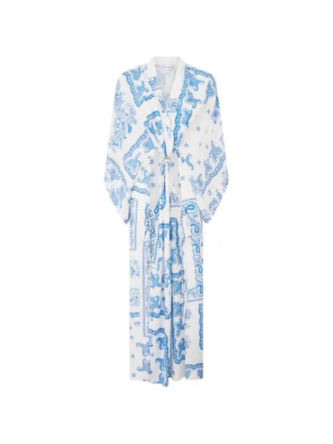 The Attico light-blue and white maxi dress White 260WCW00274VVV109PR
