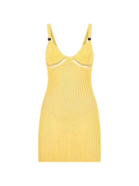 The Attico yellow mini dress Yellow 260WCA00497KCP001TR
