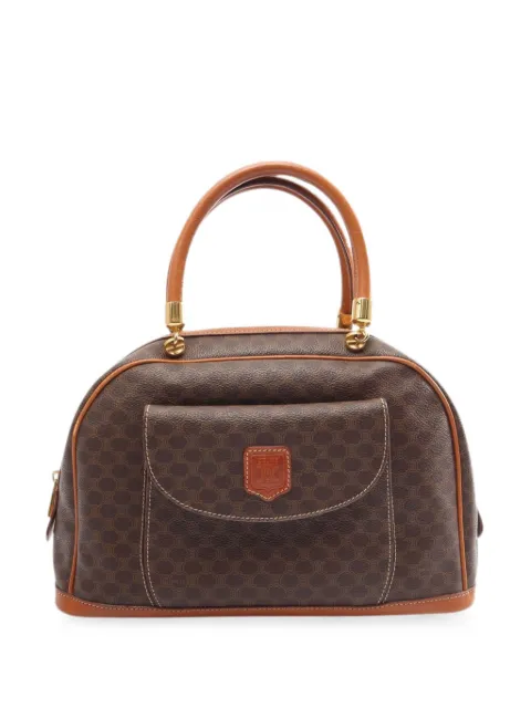 Celine Pre-Owned 2000-2026 Macadam Coated Canvas handbag Brown WV5116AO3BSZ753T