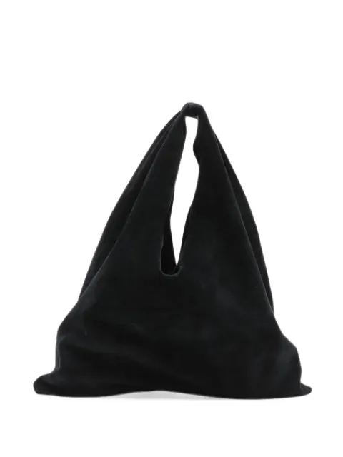 The Row Pre-Owned 2010-2026 Small Suede Bindle Bag handbag Black UY0L1KOKRY3FLAWM