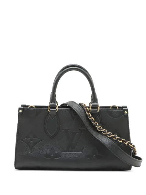 Louis Vuitton Pre-Owned 2021-2026 Monogram Giant Empreinte OnTheGo East West satchel Black Q3BJ86ZBFAUKUFGR
