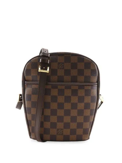Louis Vuitton Pre-Owned 2008 Damier Ebene Ipanema PM crossbody bag Brown Q4W7XMA9LCP5NSU3