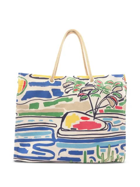 Hermès Pre-Owned 2022 Toile Farniente Beach tote bag Neutrals 0J8RENS84R95J1K3