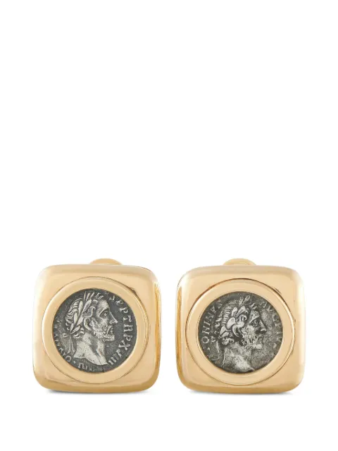 Bvlgari Pre-Owned Monete ancient coin earrings Gold BV05072826
