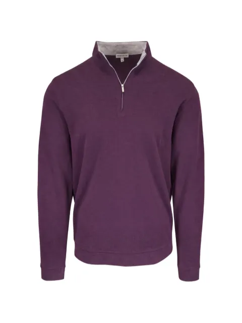 Peter Millar quarter-zip sweater Purple MF26K49