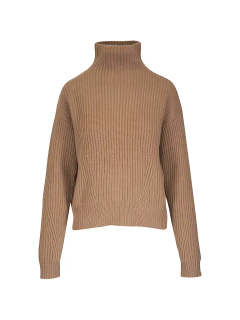 Le Kasha ribbed roll-neck sweater Brown VERBIER
