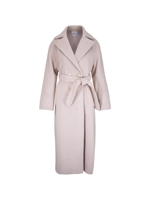 Akris Punto double-breasted belted coat Neutrals 758202022481031