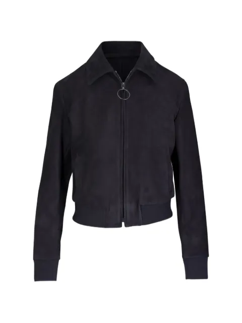 Akris Punto zip-up bomber jacket Black 656606004650009