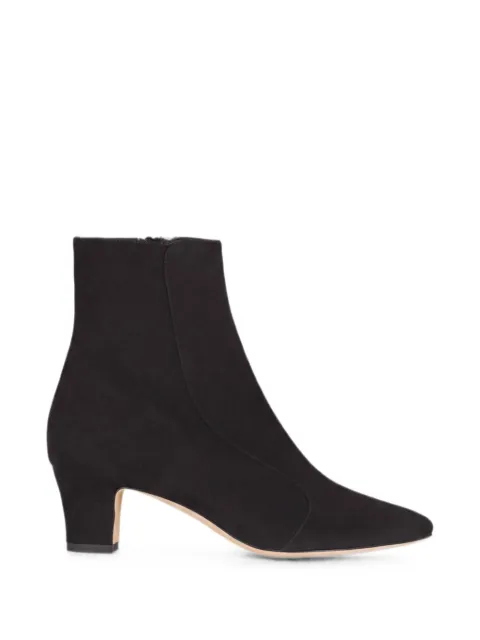 Manolo Blahnik Myconia suede ankle boots Black 3201275