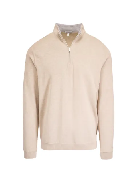 Peter Millar quarter-zip sweater Neutrals MF26K49