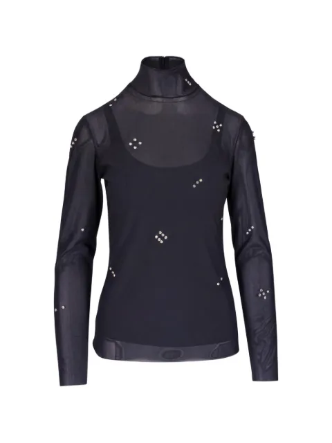 Akris Punto embellished blouse Black 187005062638009