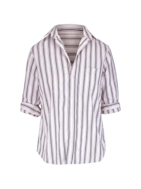 Frank & Eileen Waverly striped shirt Neutrals WAVERLYTMBS