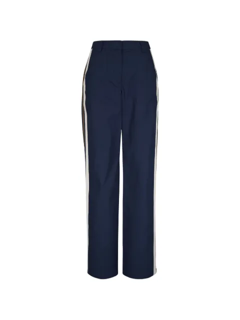 TWP Isabelle side-stripe trousers Blue 27959W329MNT