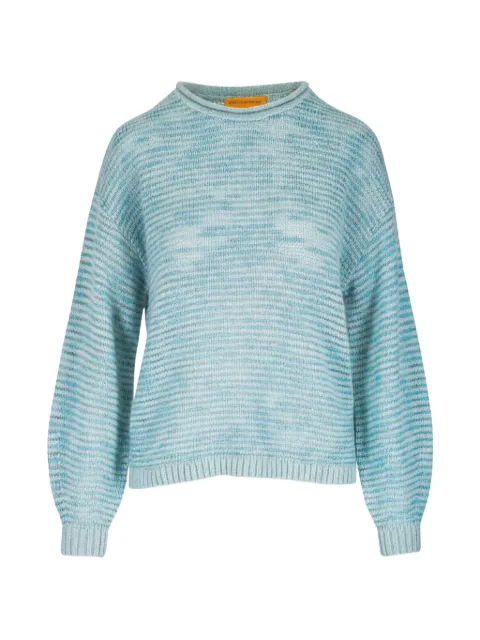 Guest In Residence marled-knit drop-shoulder sweater Blue W43712ALSGB