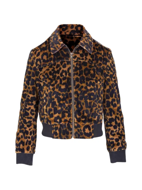 R13 Berlin leopard-print jacket Brown R13W1067R909