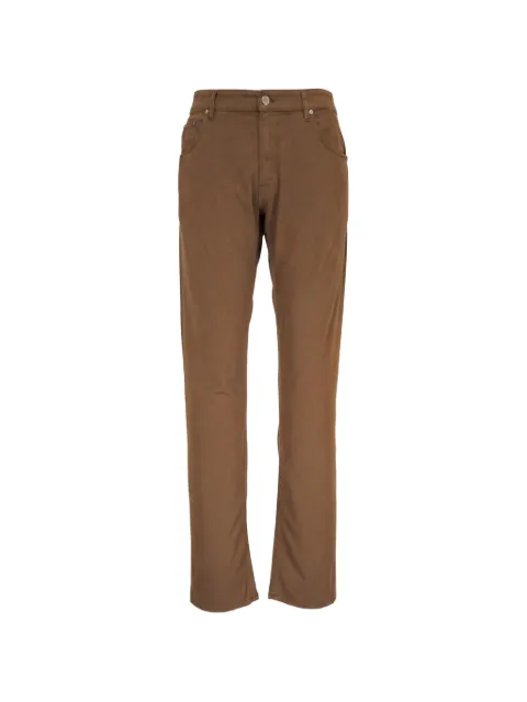 PT Torino straight-leg five-pocket trousers Brown TU97T0Y168CASTORO