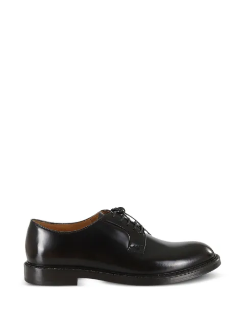 Doucal's leather Derby shoes Black DU1385SIEWUF007099