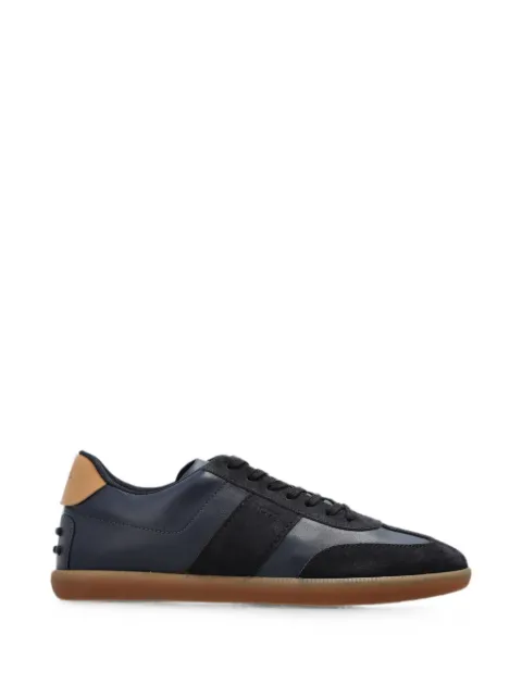 Tod's panelled leather sneakers Blue XXM68C0KP40RZZ0