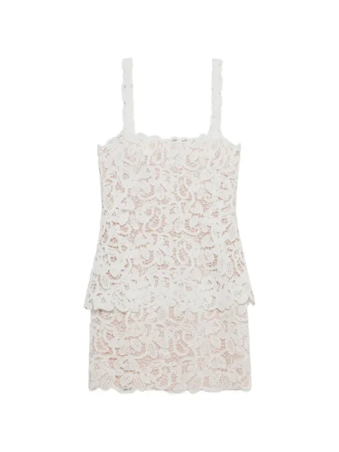 SIMKHAI Rylin floral-motif guipure-lace mini dress White 4261252R