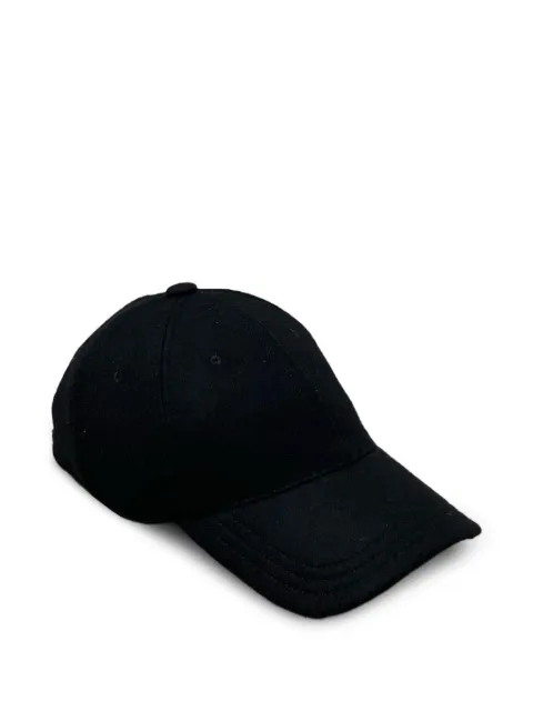 Saint Laurent felt baseball cap Black A005BB3YV08