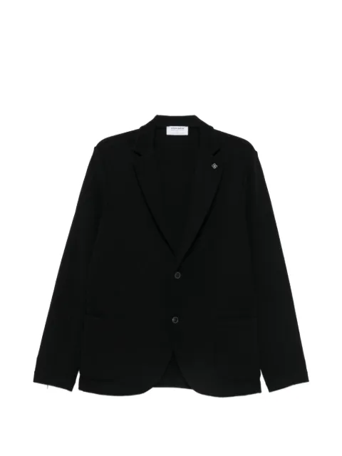 Gran Sasso wool single-breasted blazer Black 5715624611
