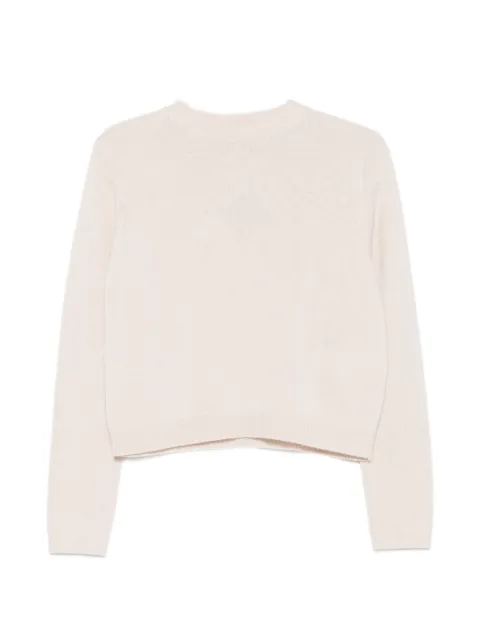 I BLUES ribbed-trim sweater Neutrals IBLAFONA