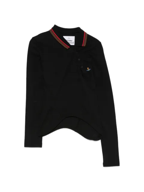 Vivienne Westwood asymmetric long-sleeve top Black 1H010007J00AU