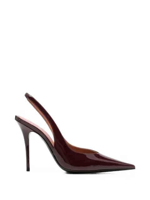 Amina Muaddi Anok slingback pumps Red ANOKSLING105