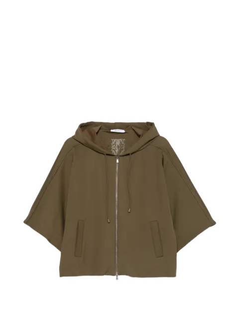 Max Mara Fidato zip-up hooded jacket Green 2621926031600