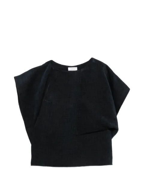 RUOHAN draped asymmetric blouse Blue RE016AW26