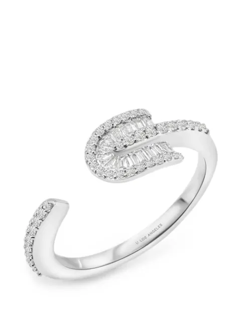 U LOS ANGELES U Solo diamond ring Silver 186432
