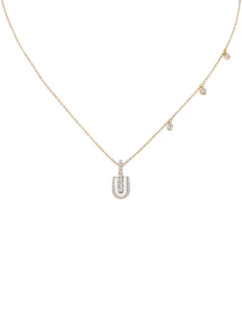 U LOS ANGELES U Solo quartz and diamond necklace Gold 177421