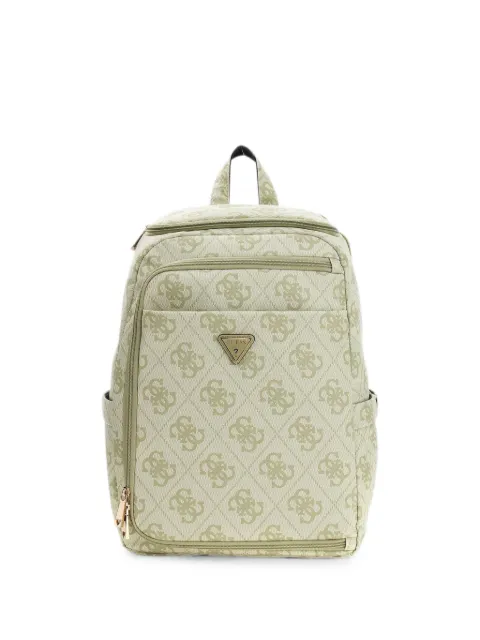 GUESS USA logo-print Berta backpack Green TWOB8688033
