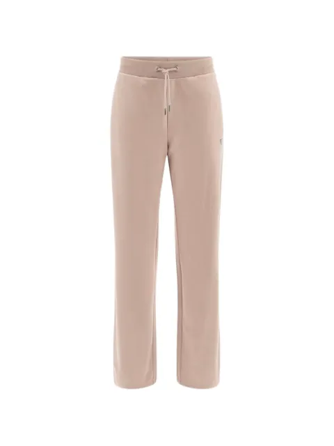GUESS USA Couture straight-leg velvet track pants Pink V3BB26KBXI2