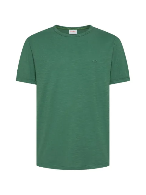 Sun68 logo-embroidered T-shirt Green T3611595