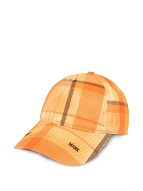 AAPE BY *A BATHING APE® Aapeunvs checked baseball cap Orange AAPCPM5317XXO