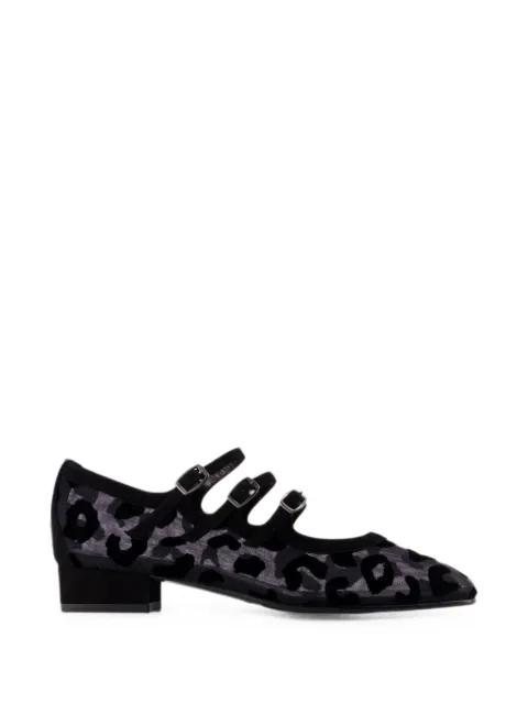 Carel Paris Ariana R leopard-print mesh pumps Black 33363701