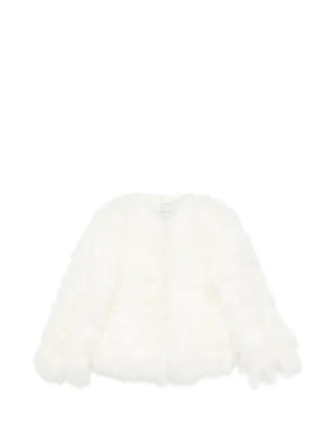 ERMANNO FIRENZE faux-fur coat White D49ED050E3A