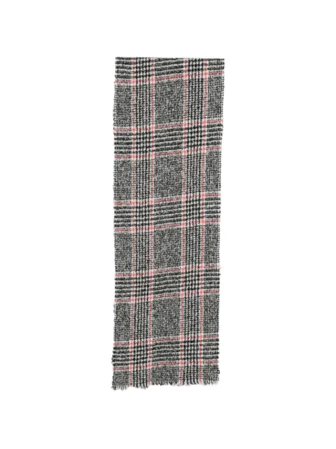 Destin Prince of Wales check scarf Black MEGASCBW