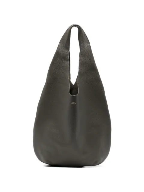 A.P.C. Le Neige leather shoulder bag Grey PXCBCF67008