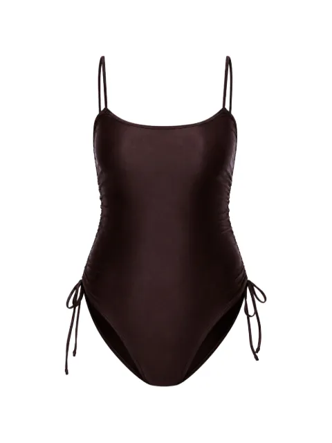 Gottex ruched side-tie swimsuit Brown F1325F247200