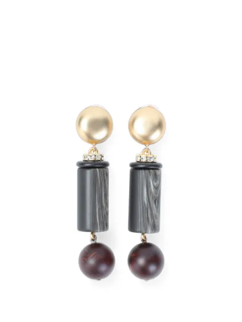 Giorgio Armani crystal-embellished drop earrings Gold GW004328AF29841