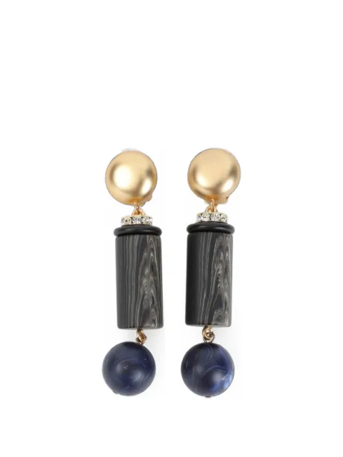 Giorgio Armani crystal-embellished drop earrings Gold GW004328AF29841